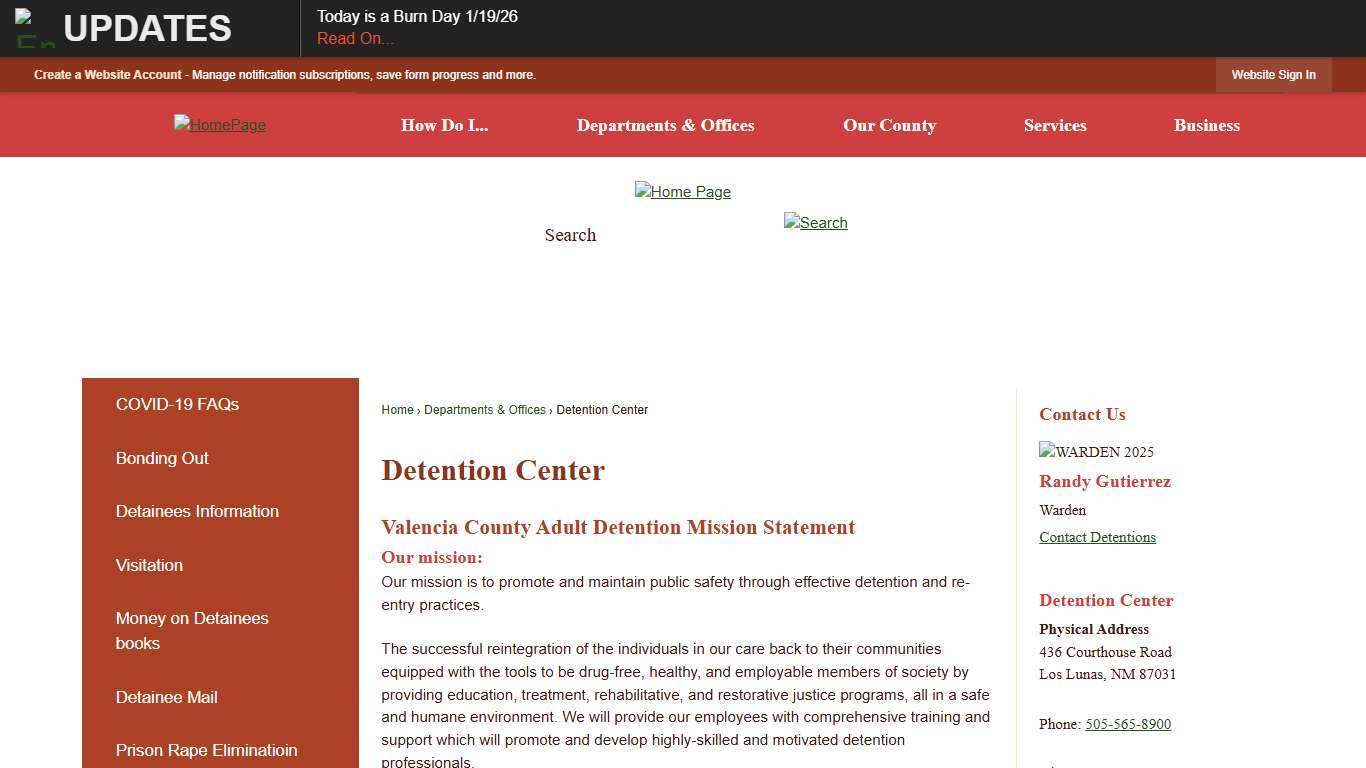 Detention Center | Valencia County, NM
